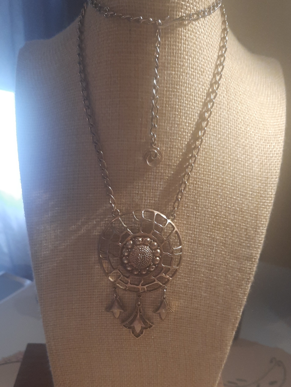 Vintage Lisner Shield Necklace